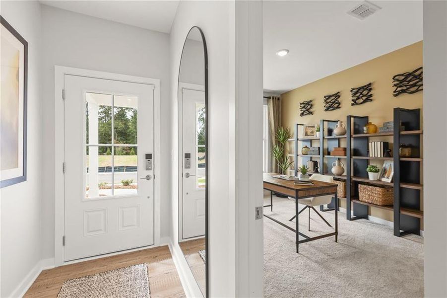 Furnished interior view inside a new home in Oak Grove Glen, Snellville (Image 22).