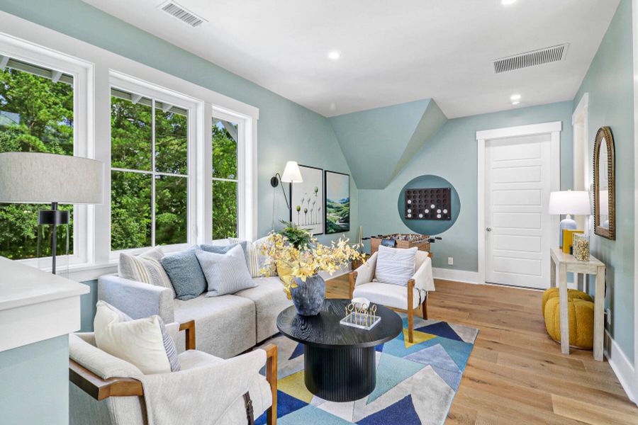 Furnished interior view inside a new home in , Bluffton (Image 16).