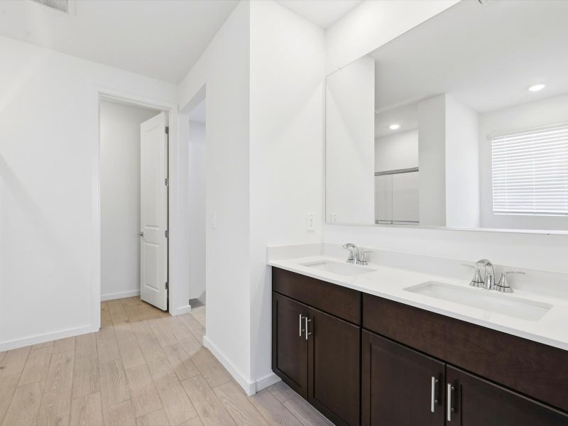 Furnished interior view inside a new home in Meritage Homes by Teravalis - Reserve Series, Buckeye (Image 6).