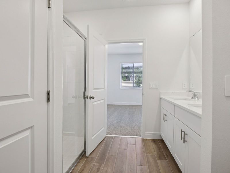 Furnished interior view inside a new home in Cyrene at Minneola - Villas, Minneola (Image 8). Furnished interior view inside a new home in Cyrene at Minneola - Villas, Minneola (Image 8).