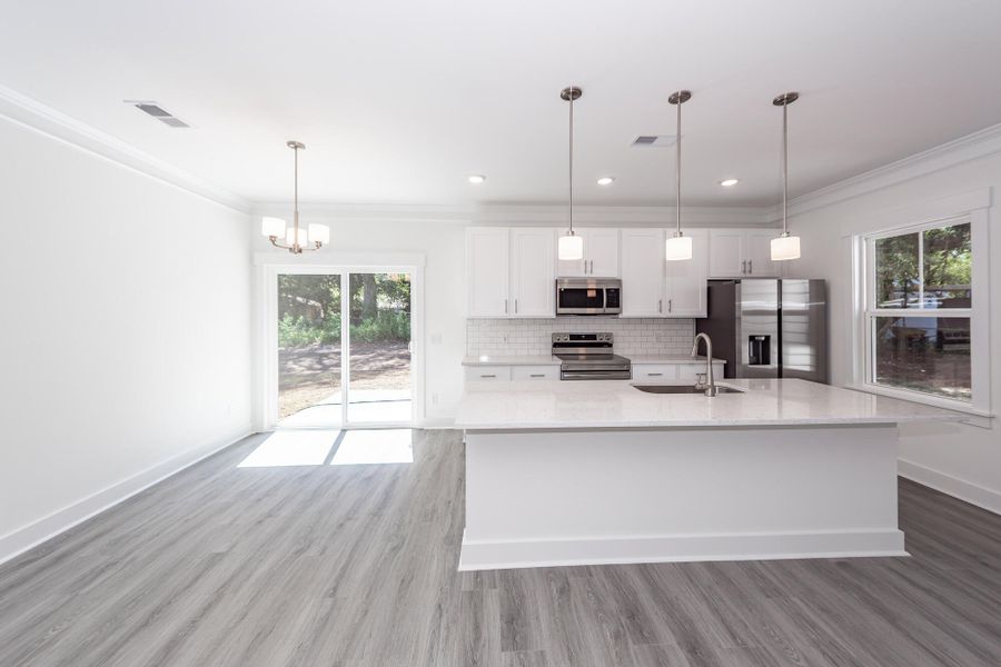 Furnished interior view inside a new home in , North Charleston (Image 6).