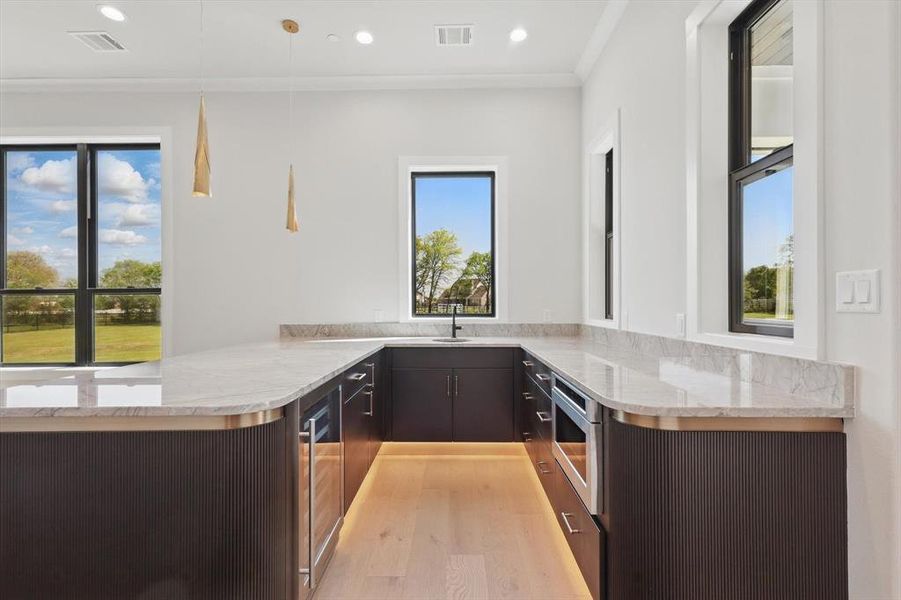 Furnished interior view inside a new home in , Bartonville (Image 12).