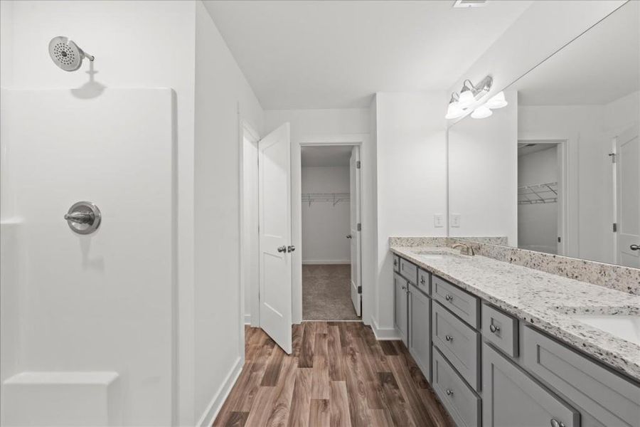 Furnished interior view inside a new home in , Statham (Image 11).