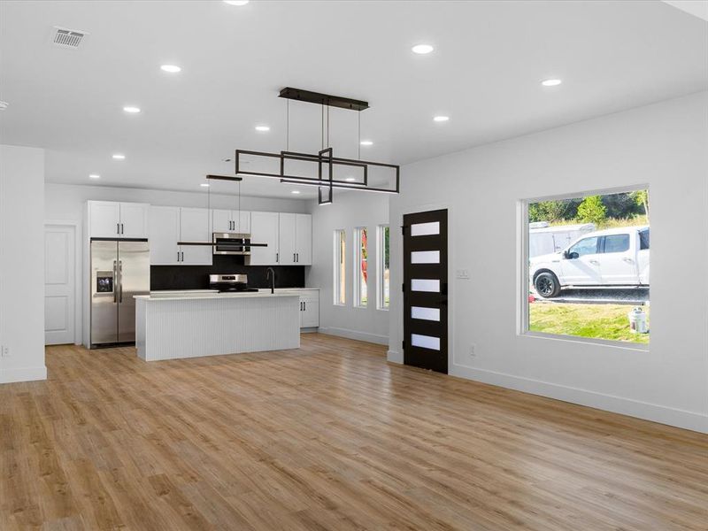 Furnished interior view inside a new home in , Granbury (Image 7). Furnished interior view inside a new home in , Granbury (Image 7).