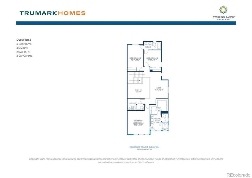 2D floor plan layout of this home in , Littleton, CO (Image 3).