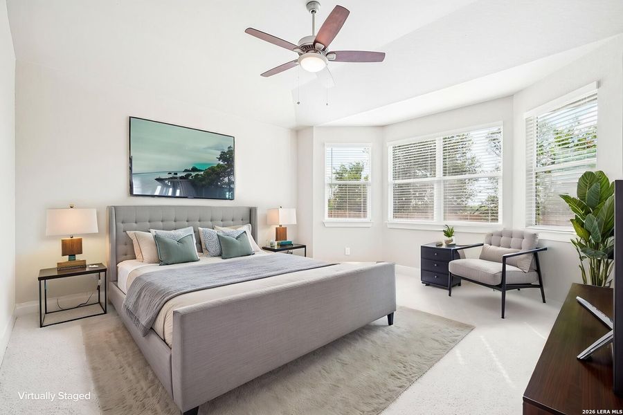 Furnished interior view inside a new home in Carmel Ranch, Schertz (Image 15).
