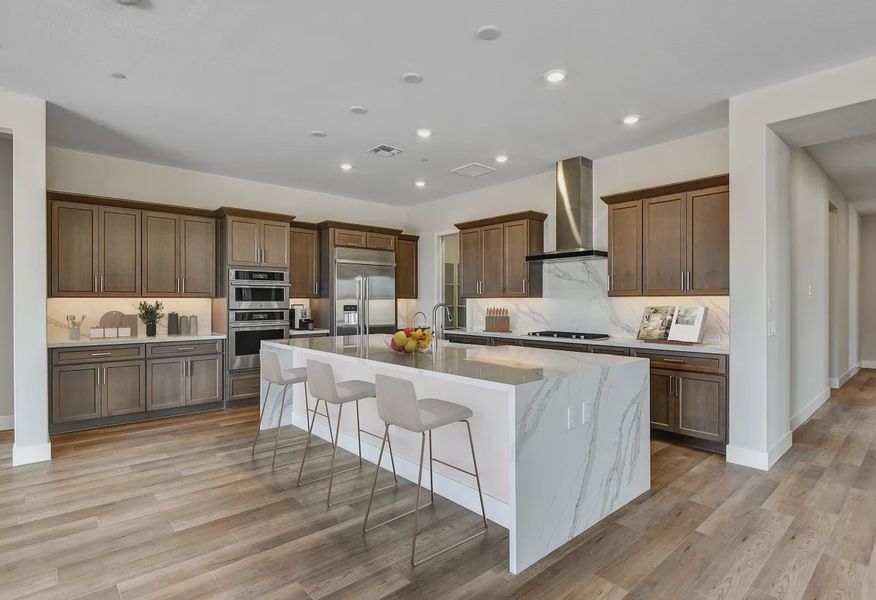 Virtually Staged Ridgecrest Costa Homesite 105 Kitchen - 2 of 20