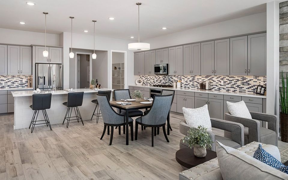 Representative furnished interior of a home built from the The Woodland by CastleRock Communities in Heritage Pointe, Chino Valley (Image 12).