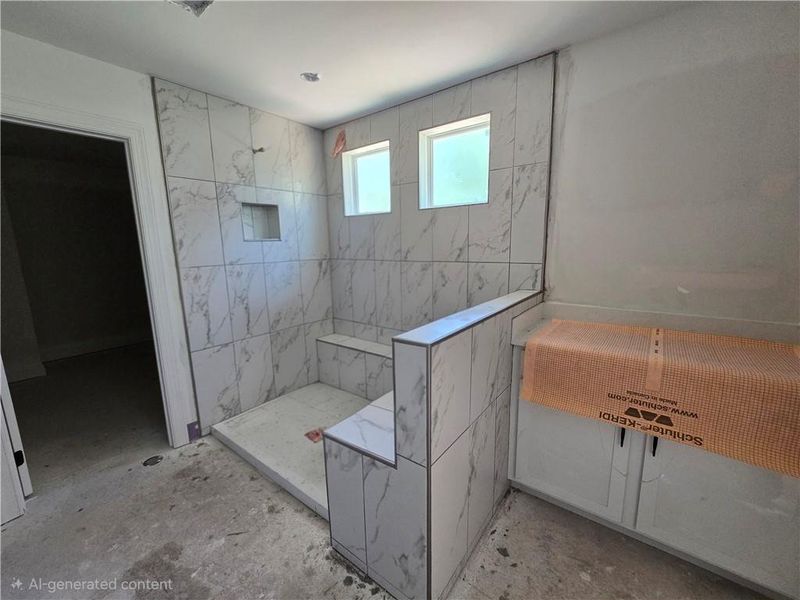 In-progress construction of a new home in Marble Tree, Ball Ground, GA (Image 33).