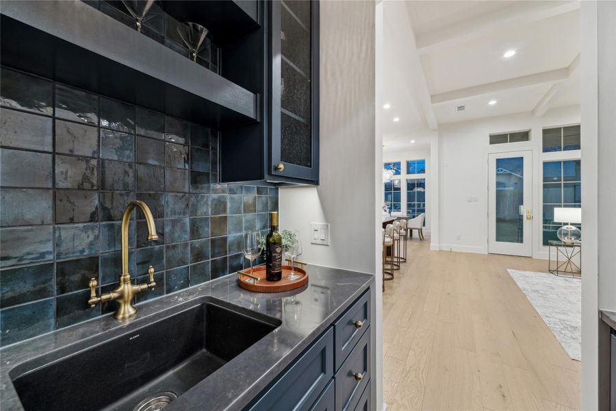 Furnished interior view inside a new home in , Houston (Image 35).