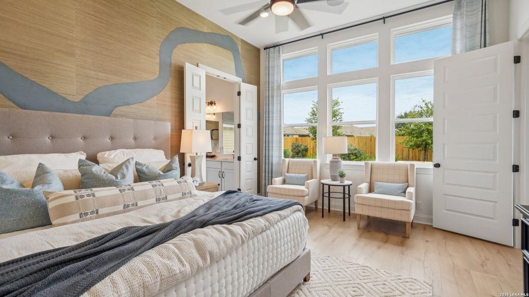 Furnished interior view inside a new home in Meyer Ranch – Premier, New Braunfels (Image 6). Furnished interior view inside a new home in Meyer Ranch – Premier, New Braunfels (Image 6).