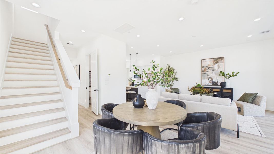 Furnished interior view inside a new home in , Houston (Image 16). Furnished interior view inside a new home in , Houston (Image 16).