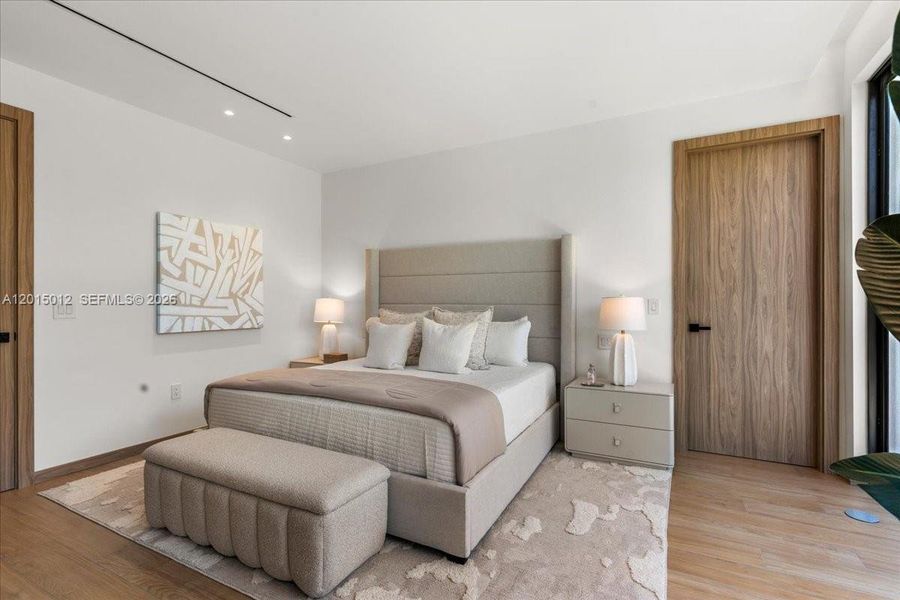 Furnished interior view inside a new home in , Miami (Image 18).