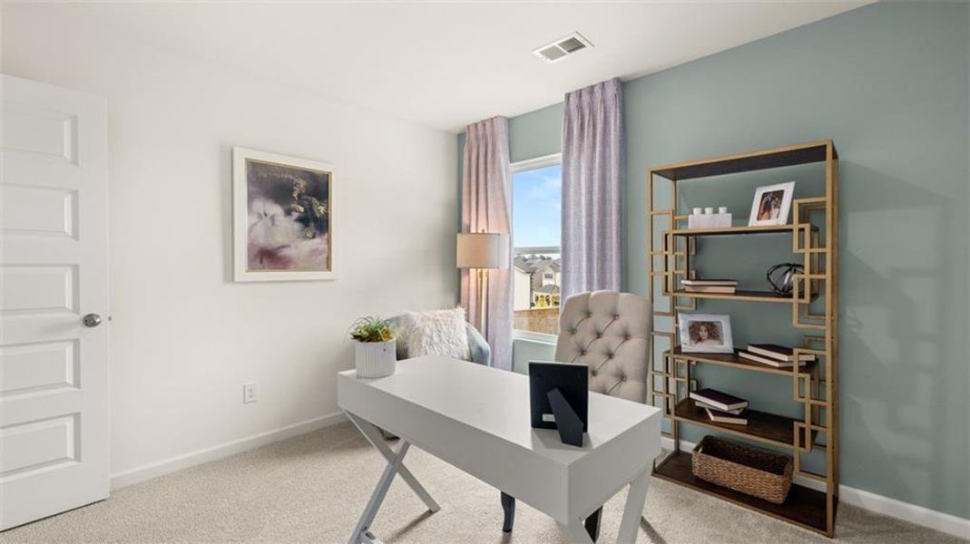 Furnished interior view inside a new home in Shoal Creek, Hampton (Image 11).