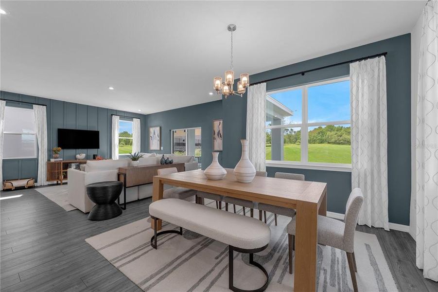 Furnished interior view inside a new home in Oakfield Trails, Parrish (Image 41).