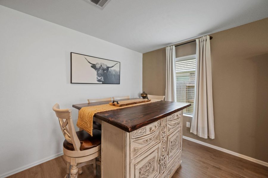 Furnished interior view inside a new home in Sterling Point at Baytown Crossings: Watermill Collection, Baytown (Image 6). Furnished interior view inside a new home in Sterling Point at Baytown Crossings: Watermill Collection, Baytown (Image 6).