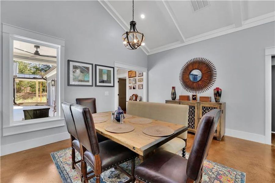Furnished interior view inside a new home in , Gainesville (Image 18).