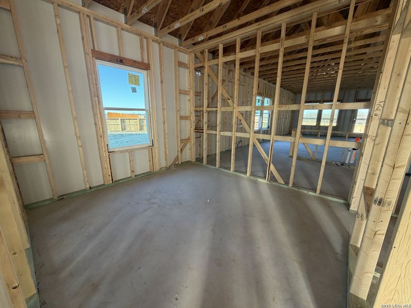 In-progress construction of a new home in The Wilder, Adkins, TX (Image 22).