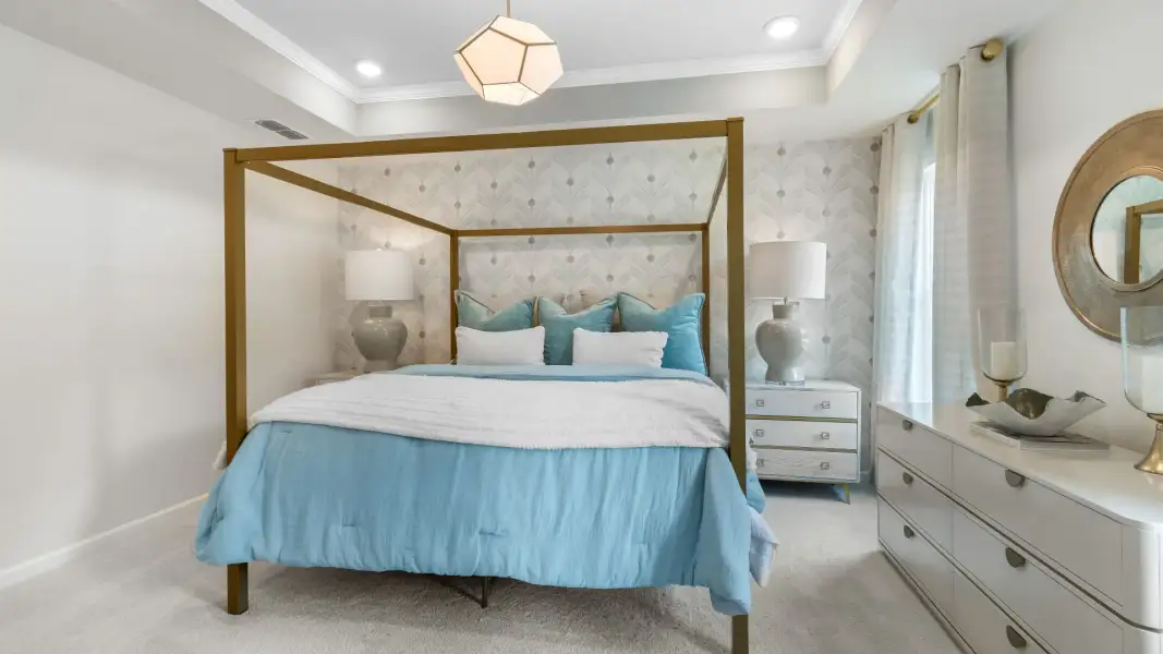 Representative furnished interior of a home built from the Luca by DRB Homes in McAvoy at Eagles Landing, Stockbridge (Image 35).
