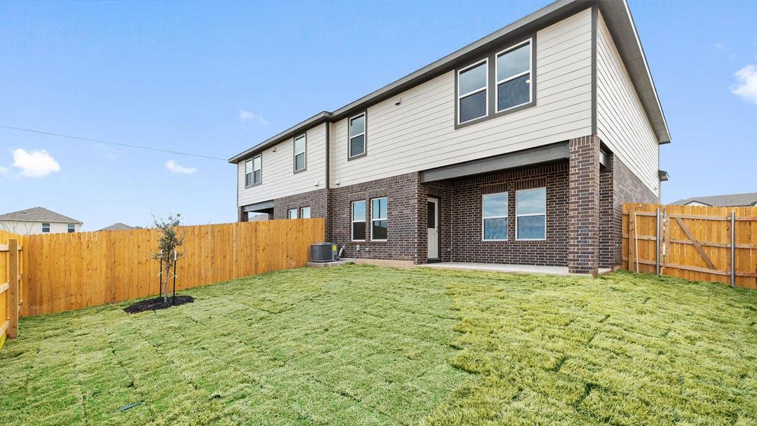 Exterior details and patio area of a home in Palomino, Manor (Image 20). Exterior details and patio area of a home in Palomino, Manor (Image 20).