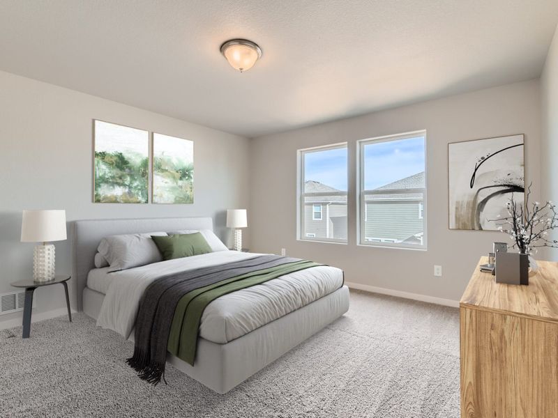 Representative furnished interior of a home built from the Onyx by View Homes in Lochbuie Station – Jewel Collection, Lochbuie (Image 8).