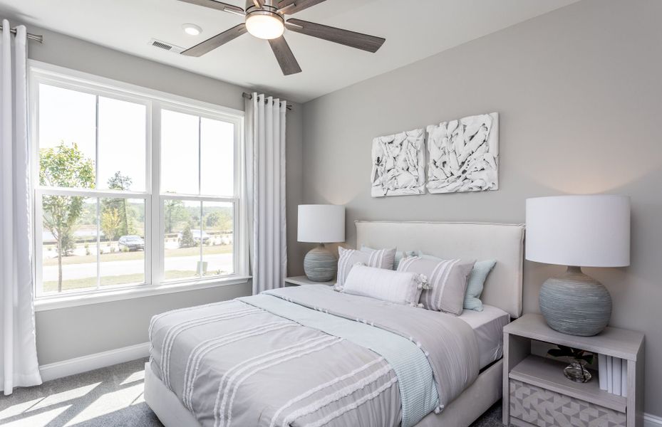 Furnished interior view inside a new home in Carolina Riverside, Belmont (Image 10).