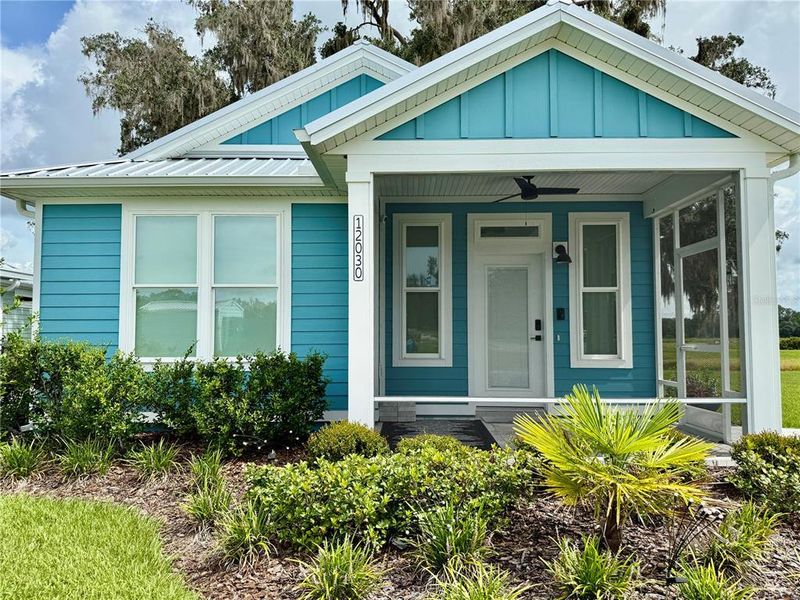 Front exterior of a new home in , Oxford, FL, highlighting curb appeal (Image 2).