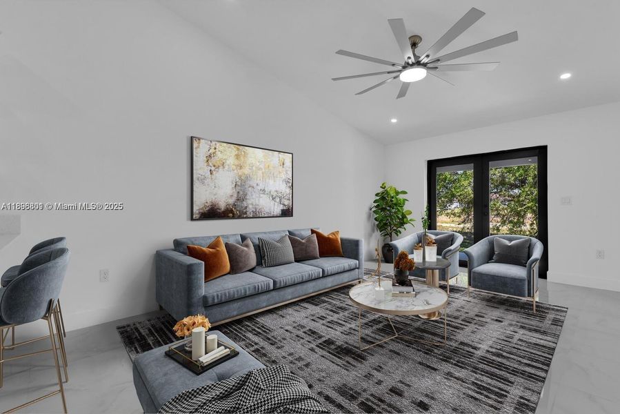 Furnished interior view inside a new home in , Lehigh Acres (Image 5).