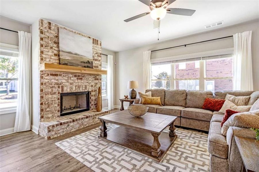 Furnished interior view inside a new home in Ridge Pointe, Athens (Image 19).