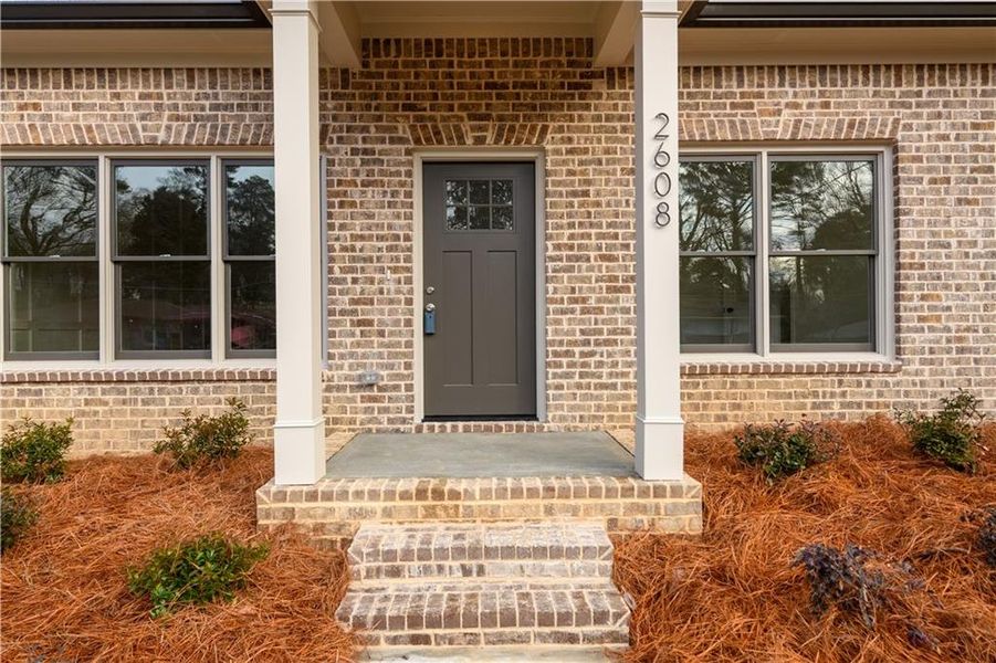 Exterior details and patio area of a home in , Atlanta (Image 20).