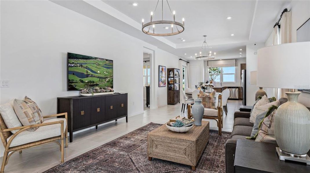 Furnished interior view inside a new home in Cresswind at Lake Harris, Tavares (Image 15). Furnished interior view inside a new home in Cresswind at Lake Harris, Tavares (Image 15).