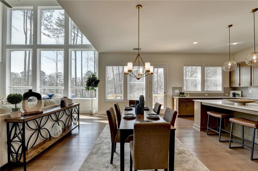 Furnished interior view inside a new home in , Cumming (Image 14).