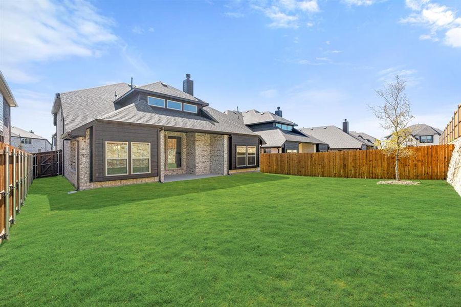 Exterior details and patio area of a home in Willow Wood Classic 50, McKinney (Image 4).