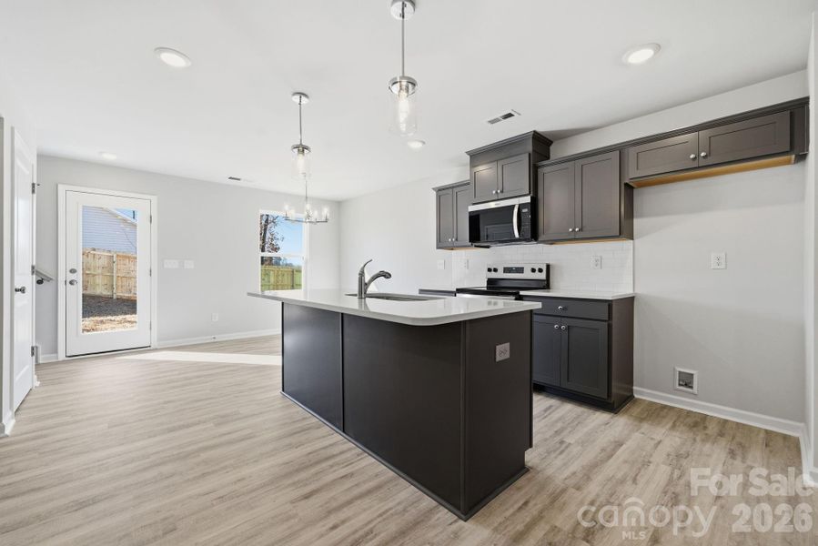 Furnished interior view inside a new home in , Statesville (Image 7). Furnished interior view inside a new home in , Statesville (Image 7).
