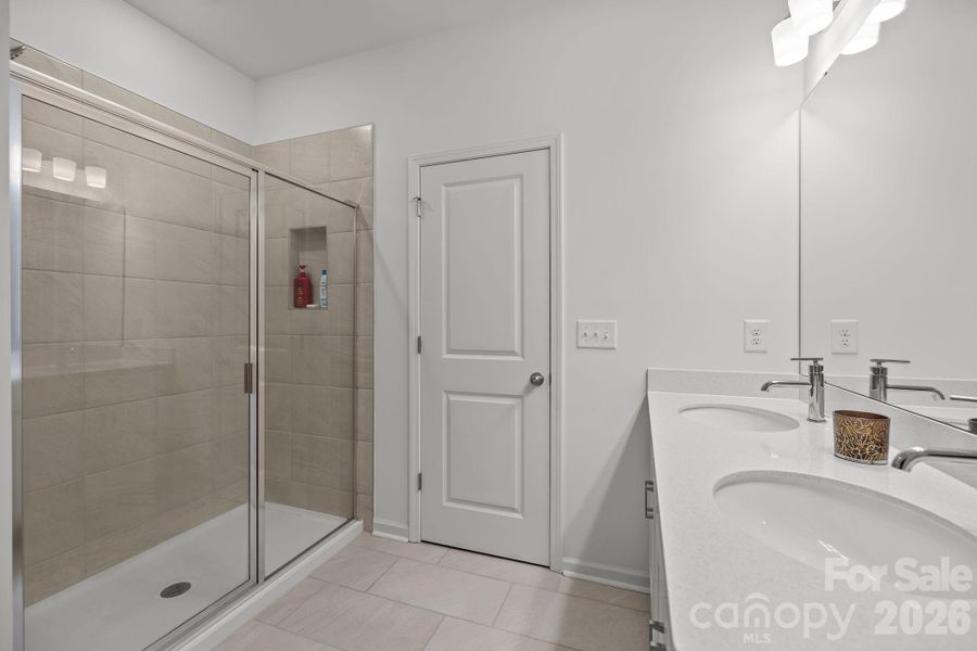 Furnished interior view inside a new home in Sheffield, Indian Trail (Image 18).