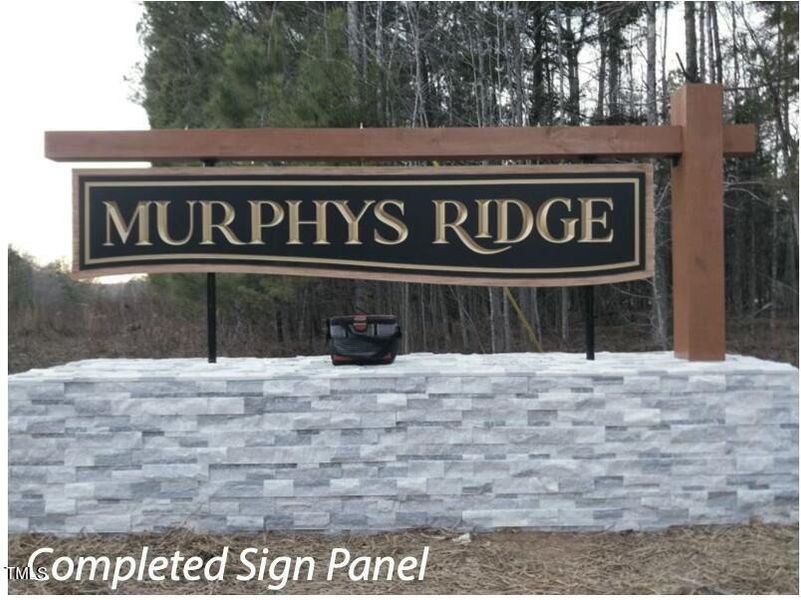 Neighborhood entrance sign