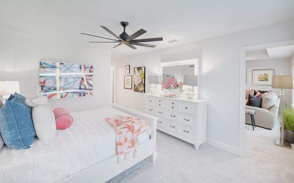 Furnished interior view inside a new home in Woodhaven, Port Orange (Image 7).