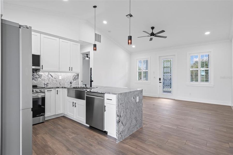 Furnished interior view inside a new home in , Okeechobee (Image 5).