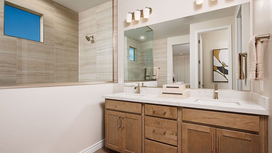Representative furnished interior of a home built from the Regal by Taylor Morrison in Ladera Trails, Peoria (Image 12).