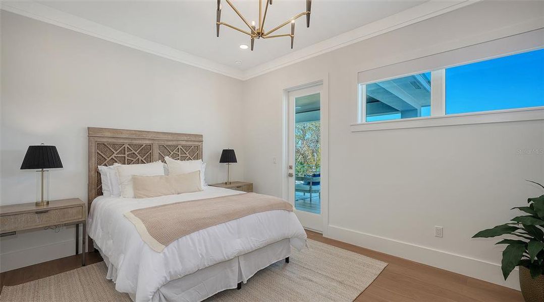 Furnished interior view inside a new home in , Sarasota (Image 36).