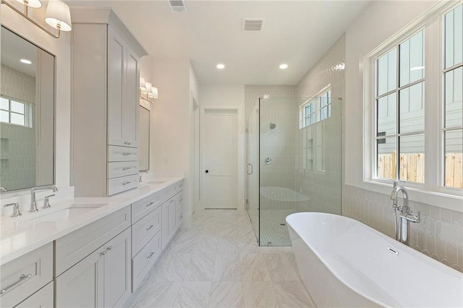 Furnished interior view inside a new home in , Brookhaven (Image 12).