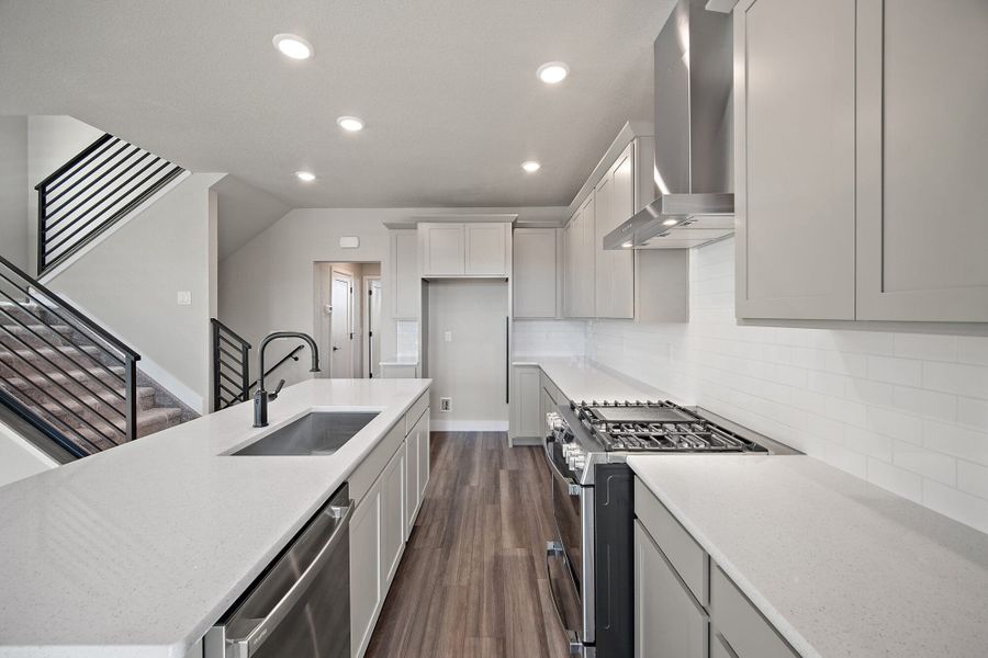 Furnished interior view inside a new home in Pony Park, Colorado Springs (Image 9). Furnished interior view inside a new home in Pony Park, Colorado Springs (Image 9).
