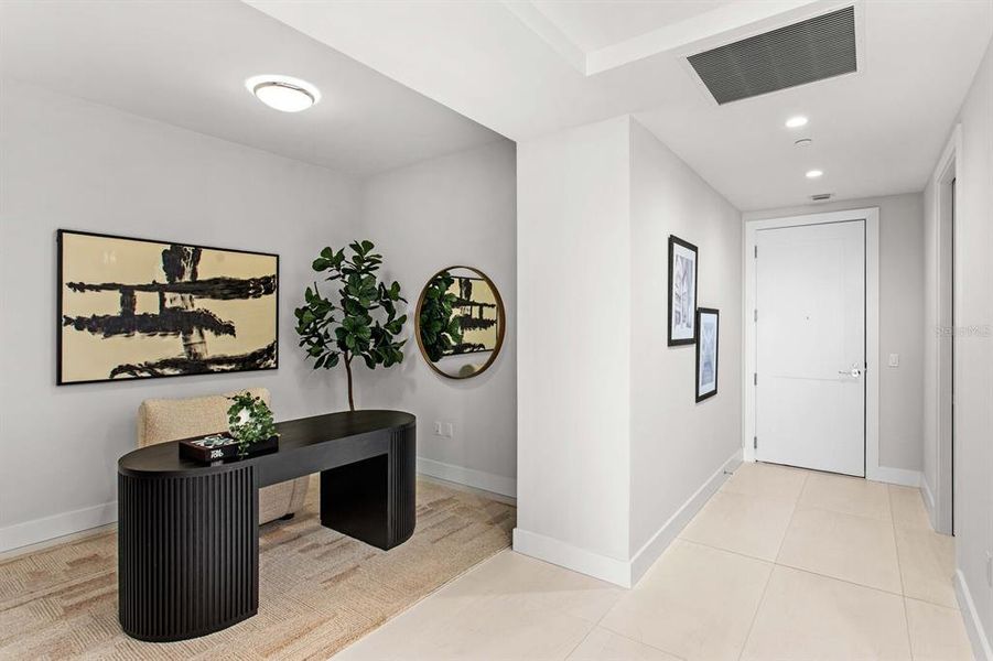 Furnished interior view inside a new home in , St. Petersburg (Image 4).
