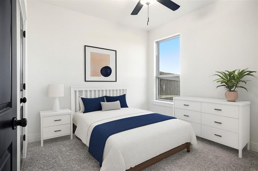 Furnished interior view inside a new home in , Weatherford (Image 14).