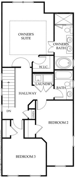 2D floor plan layout for the McAfee by Rocklyn Homes in Beverly Heights, Lithonia, GA (Image 6). 2D floor plan layout for the McAfee by Rocklyn Homes in Beverly Heights, Lithonia, GA (Image 6).
