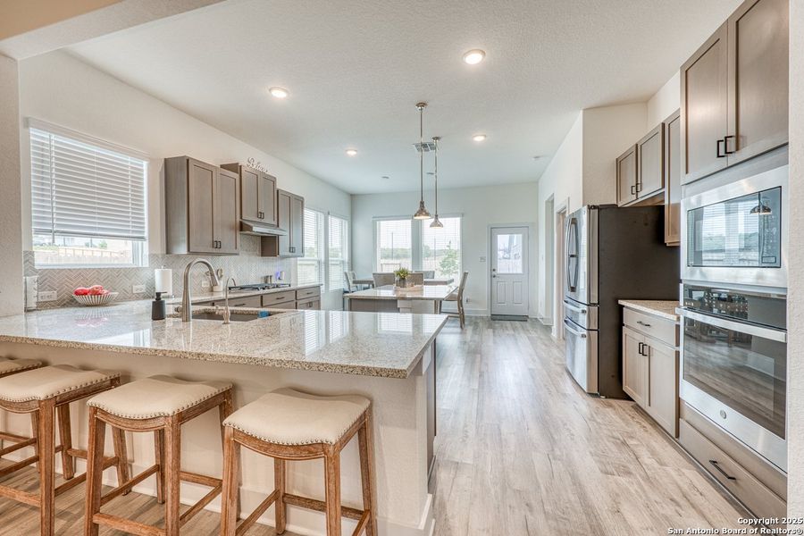 Furnished interior view inside a new home in Hunters Ranch, San Antonio (Image 33). Furnished interior view inside a new home in Hunters Ranch, San Antonio (Image 33).