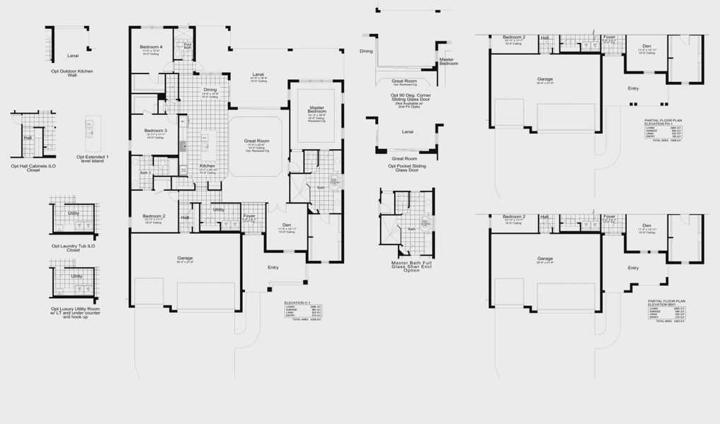 2D floor plan layout for the Kiawah 2 by Neal Communities in Canoe Creek, Parrish, FL (Image 3). 2D floor plan layout for the Kiawah 2 by Neal Communities in Canoe Creek, Parrish, FL (Image 3).