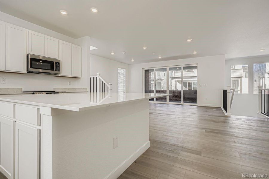 Furnished interior view inside a new home in Vermilion Creek: The Skyline Collection, Centennial (Image 7).