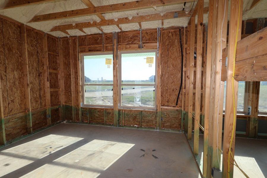 In-progress construction of a new home in , Texas City, TX (Image 12). In-progress construction of a new home in , Texas City, TX (Image 12).