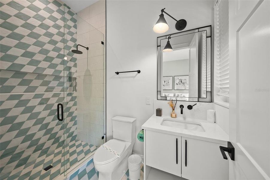 Furnished interior view inside a new home in , Sarasota (Image 53).